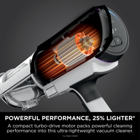 Shark IW4621UKT Detect Clean & Empty Cordless Pet Vacuum Cleaner - 60 Minutes Run Time - White - 8