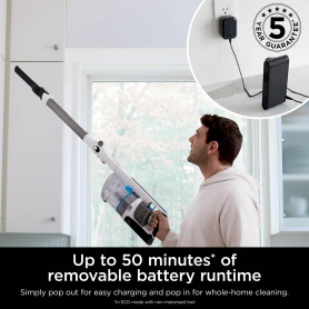 Shark IZ380UKT PowerPro Pet Cordless Stick Vacuum Cleaner - 50 Minutes Run Time - Java Metallic - 4