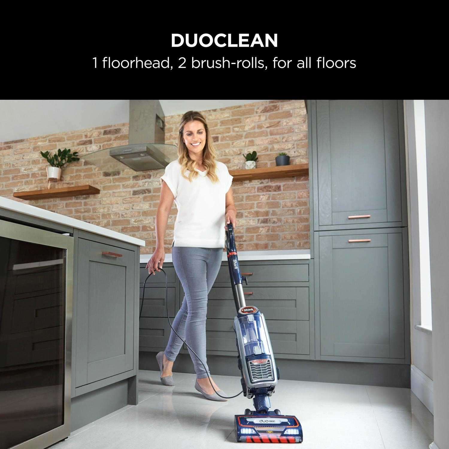 Shark NZ801UKT Anti Hair Wrap Upright Vacuum Cleaner with Powered Lift- Away TruePet - Blue full image