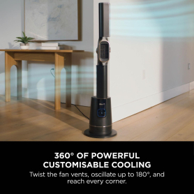 Shark TH200UK Fan & Heater - Charcoal - 4