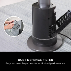 Shark TH200UK Fan & Heater - Charcoal - 2