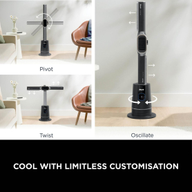 Shark TH200UK Fan & Heater - Charcoal - 12