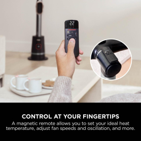 Shark TH200UK Fan & Heater - Charcoal - 10