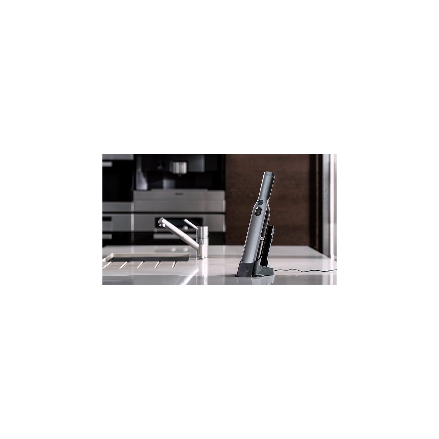 Shark WV200UK Cordless HandHeld Vacuum Cleaner (Single Battery) - Shark Steel Grey full image