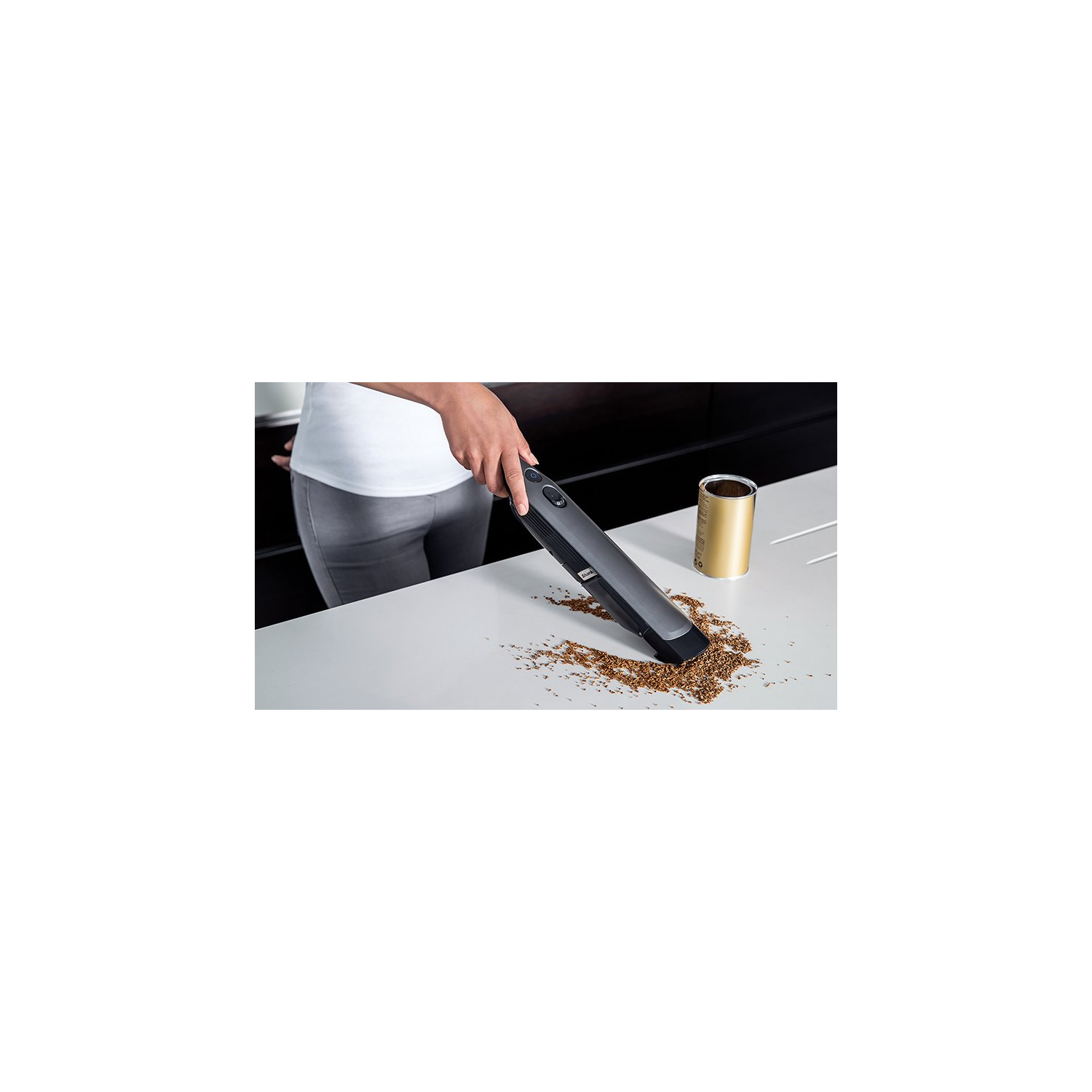 Shark WV200UK Cordless HandHeld Vacuum Cleaner (Single Battery) - Shark Steel Grey full image