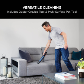 Shark WV270UK Wandvac 2.0 Cordless Vacuum Cleaner - 15 Minutes Run Time - Blue - 2