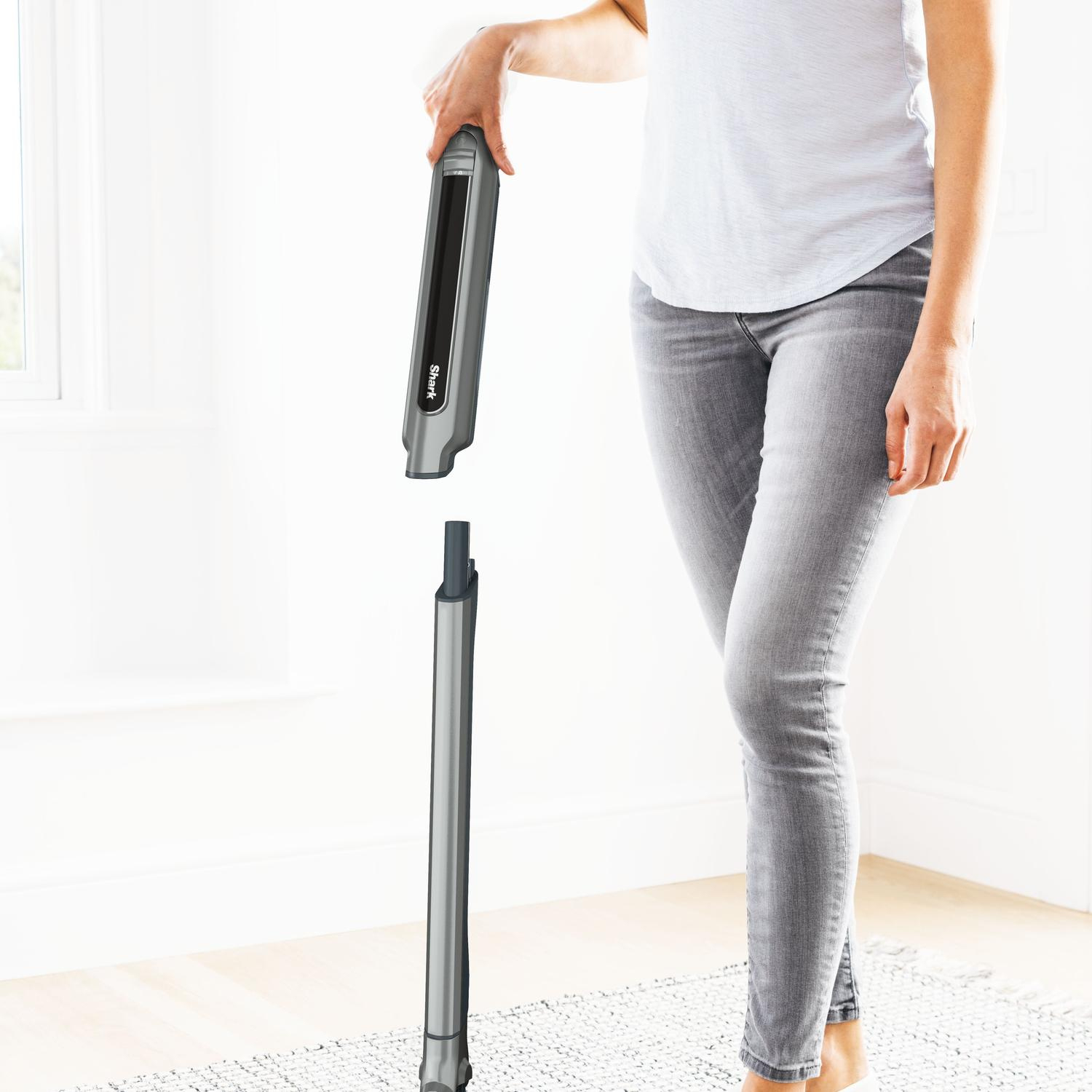 Shark WV361UK Cordless Vacuum Cleaner with Anti Hair Wrap Technology - Run Time 16 Minutes - Steel Grey full image
