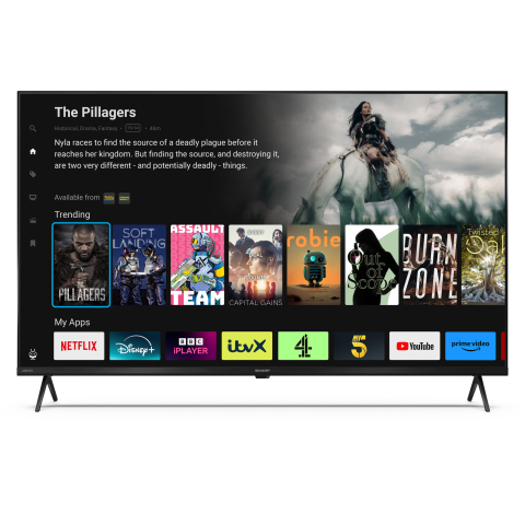Sharp 4T-C43HM5245KB 4K UHD TV - Black