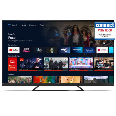 Sharp 4T-C65EQ3KM2AG 65" 4K Ultra HD Smart TV with Quantum Dot