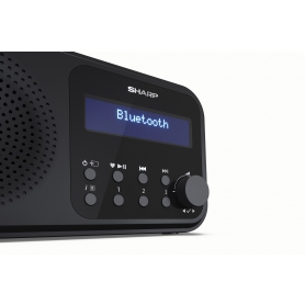 Sharp DR-P420(BK) Wireless DAB Radio - Black - 2