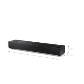 Sharp HT-SB700 2.0.2ch Compact Soundbar - Black - 2