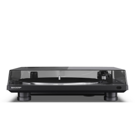 Sharp RPTT100CPSS30 Pair of Wireless Bookshelf Speakers with Automatic Bluetooth Turntable - Black - 3