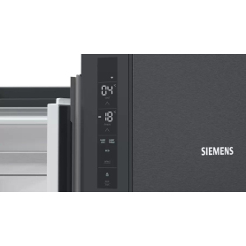 Siemens KF96NAXEAG IQ500 90.5cm Multi Door American Style Fridge Freezer - Black Stainless Steel - 10