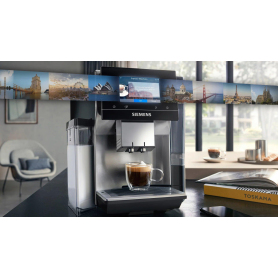 Siemens TQ707GB3 Bean to Cup Fully Automatic Freestanding Coffee Machine - Stainless Steel - 0
