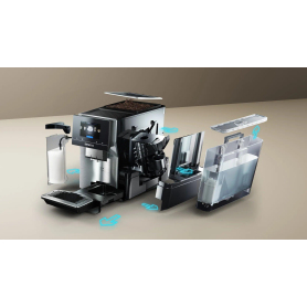 Siemens TQ707GB3 Bean to Cup Fully Automatic Freestanding Coffee Machine - Stainless Steel - 1