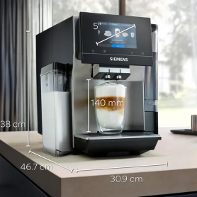 Siemens TQ717GB3 Bean To Cup Coffee Machine - Stainless Steel - 3
