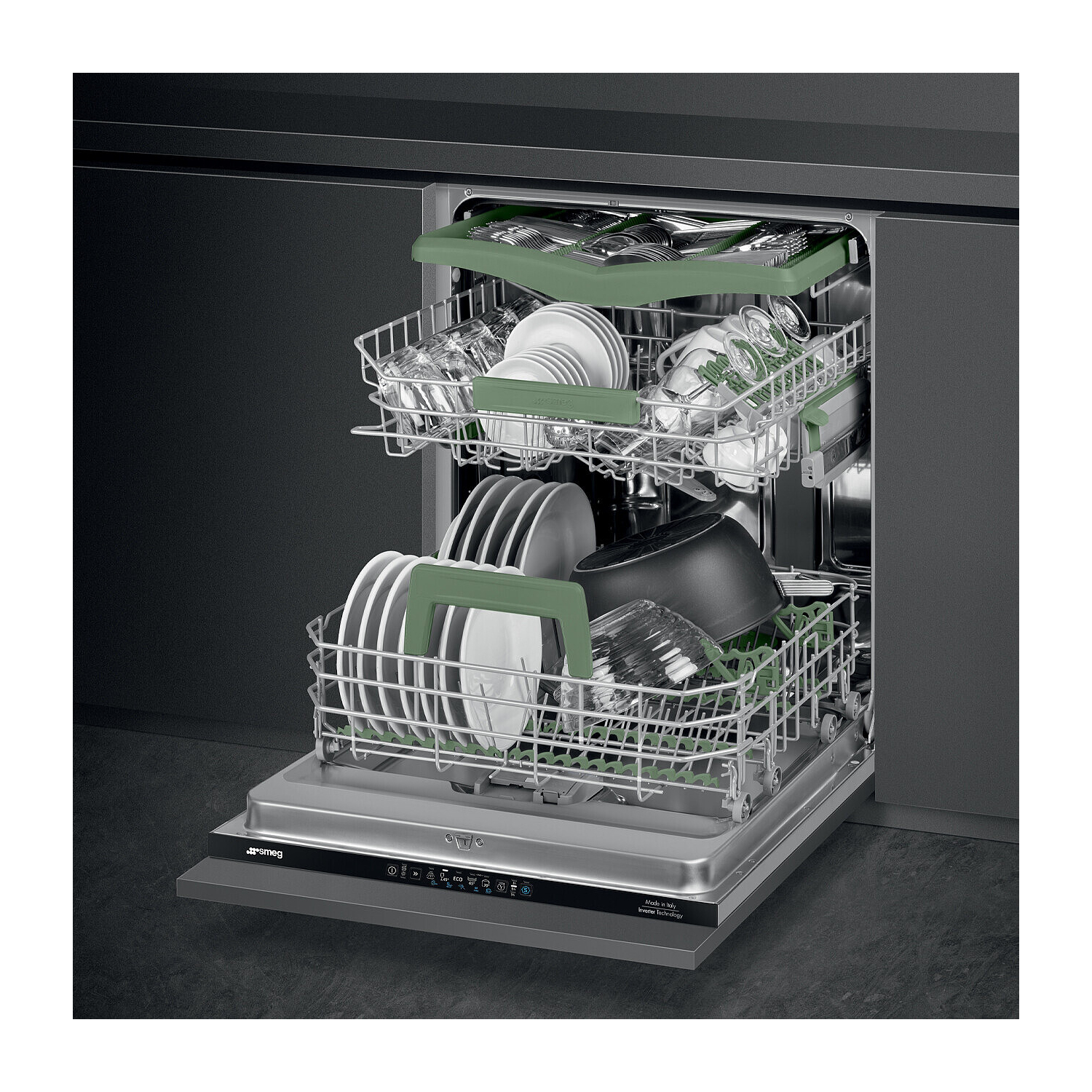 Smeg DIL331C Integrated Dishwasher - 13 Place Settings full image