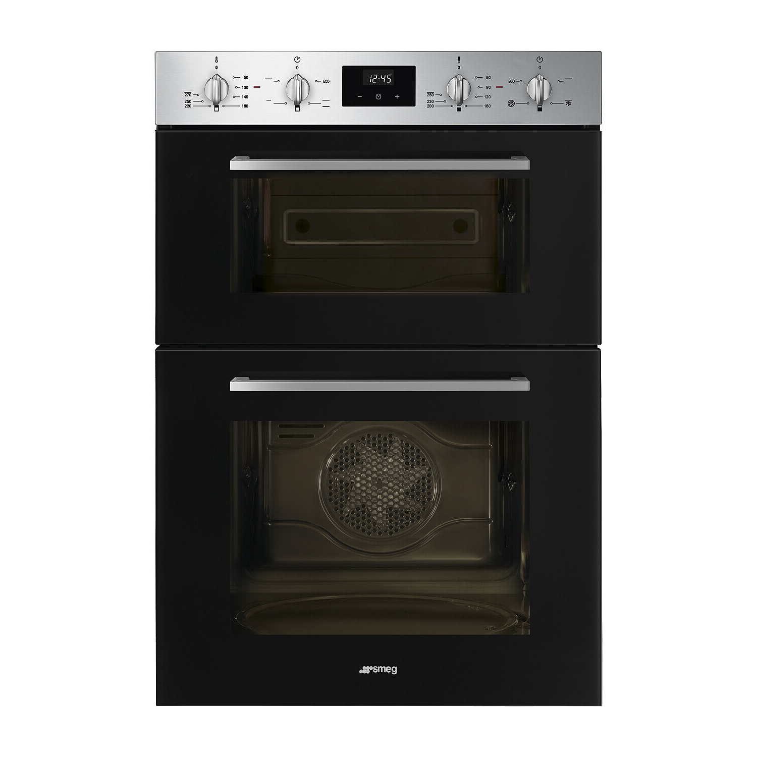 Smeg DOSF400B 59.7cm Built In Electric Double Oven - Black full image