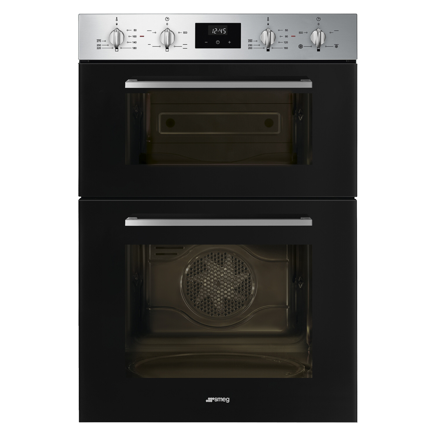 Smeg DOSF400B 59.7cm Built In Electric Double Oven - Black full image