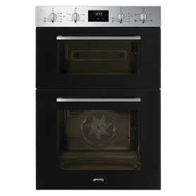 Smeg DOSF400B 59.7cm Built In Electric Double Oven - Black