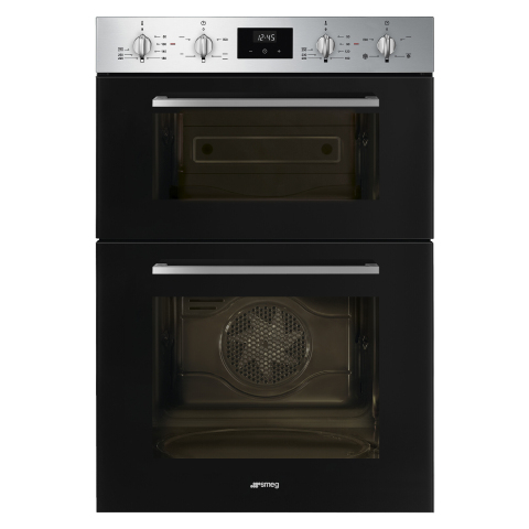 Smeg DOSF400B 59.7cm Built In Electric Double Oven - Black