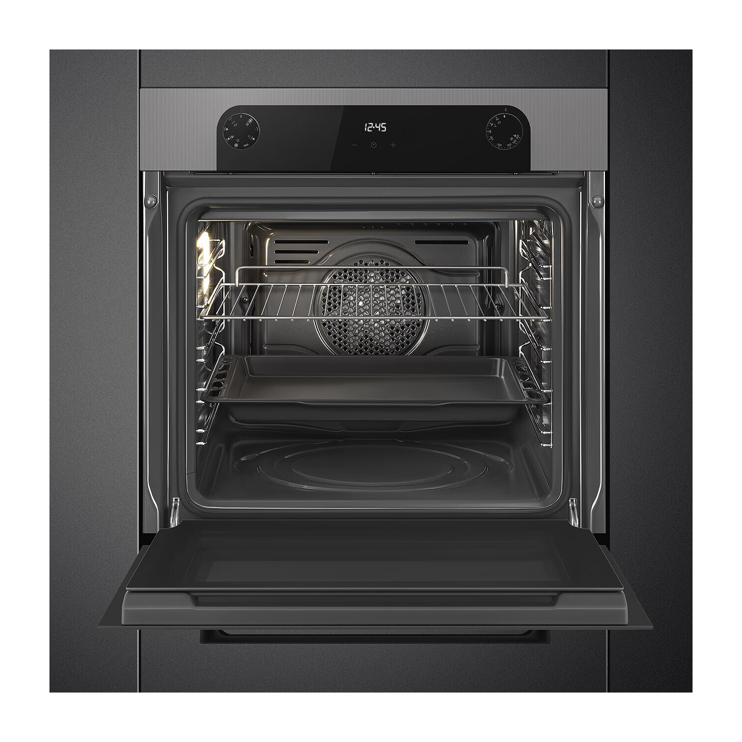 Smeg SF6200TSI 59.7cm Built In Electric Single Oven - Silver full image