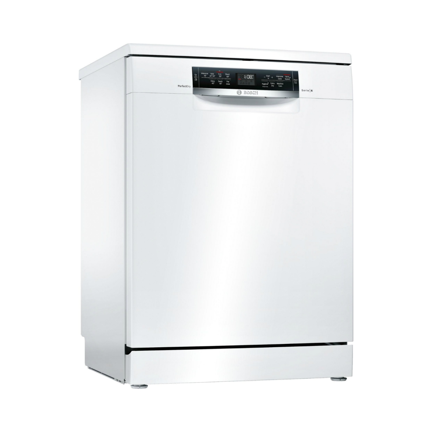 Bosch SMS67MW00G Full Size Dishwasher with PerfectDry - White - 14 Place Settings - 0