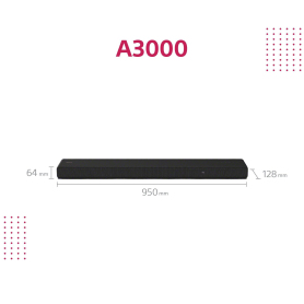 Sony HTA3000_CEK 3.1 ch Soundbar - Black - 1