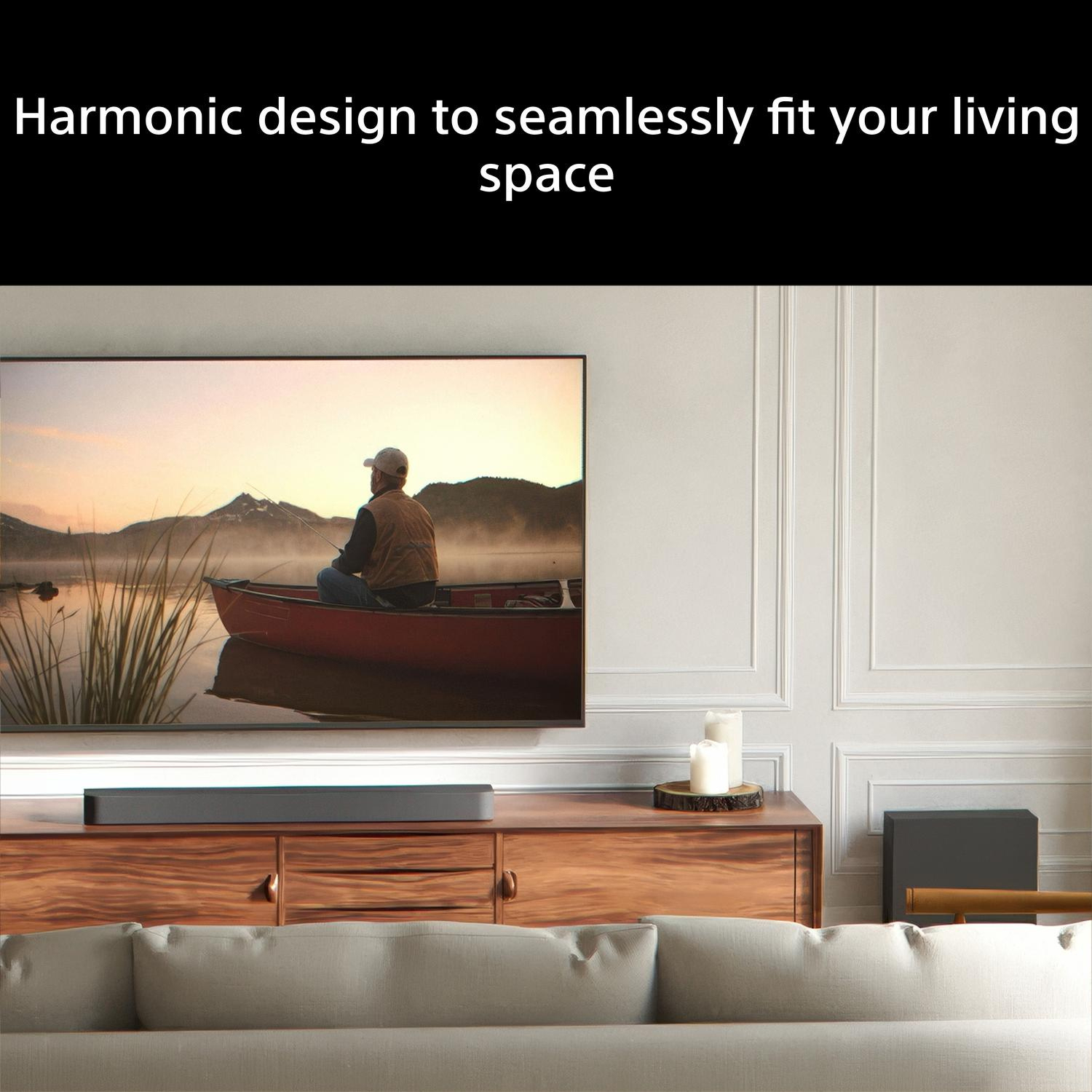 Sony HTA7100KIT.CEK BRAVIA Theatre Bar 7 + S 5.1.2ch Dolby Atmos Soundbar with SASW7 100W Subwoofer - Black full image