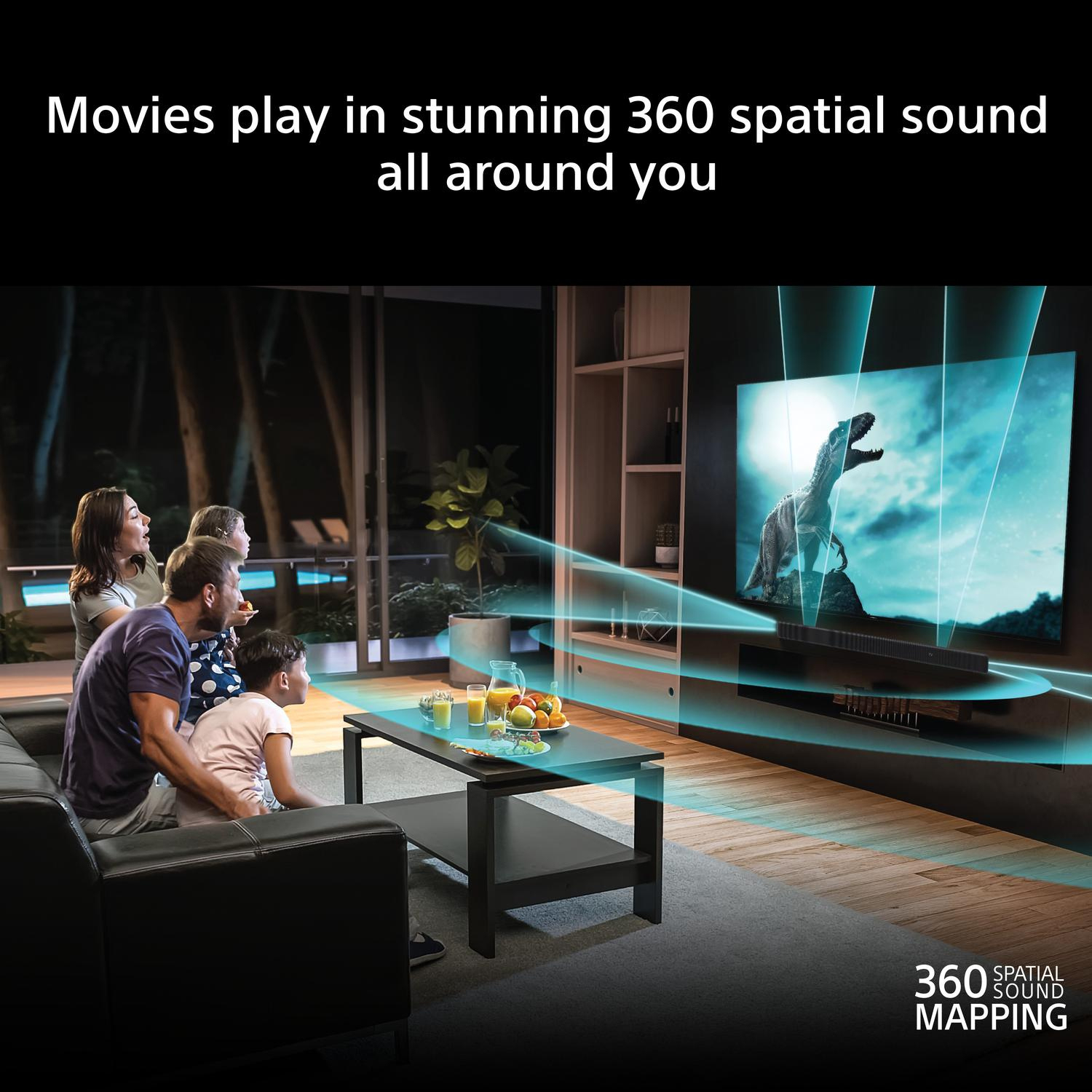 Sony HTA7100KIT.CEK BRAVIA Theatre Bar 7 + S 5.1.2ch Dolby Atmos Soundbar with SASW7 100W Subwoofer - Black full image