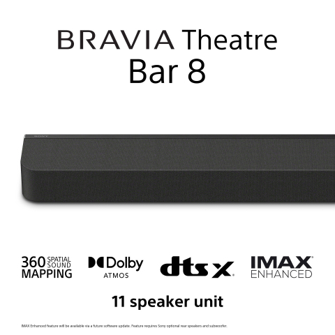 Sony HTA8000.CEK 5.0.2 Dolby Atmos Soundbar - Black 