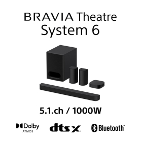 Sony HTS60.CEK 5.1ch BRAVIA Theatre System 6 Dolby Atmos&reg; Home Theatre System - Black - 8