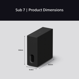 Sony SASW7.CEJ  Home Theatre / Wireless Subwoofer - Black - 1
