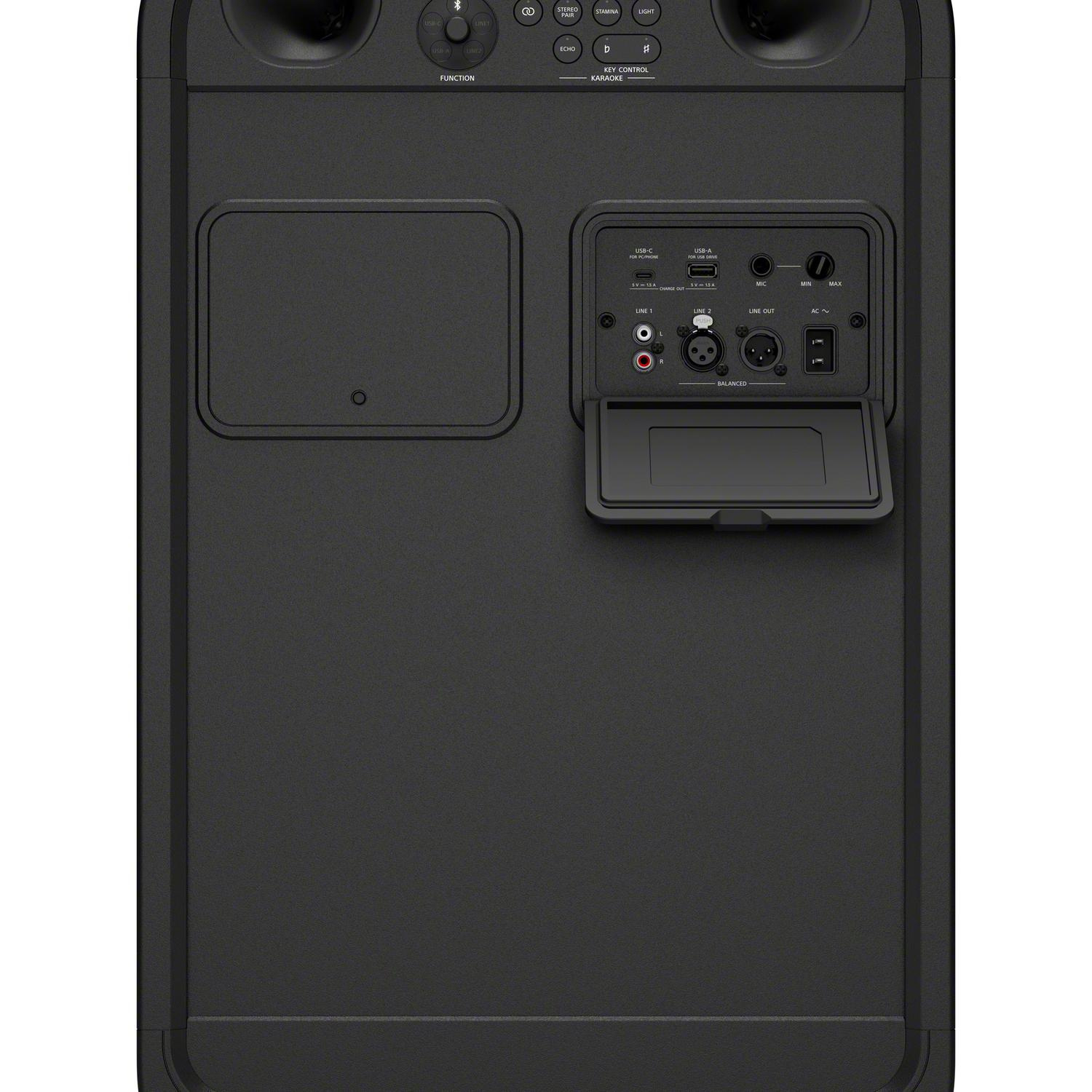 Sony SRSULT700.CEL Wireless ULT Tower 7 Deep Bass Party Speaker with 360 Party sound & DJ Input - Black full image