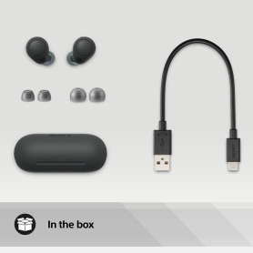 Sony WFC700NB_CE7 Wireless Noise Cancelling In Ear Headphones - Black - 1