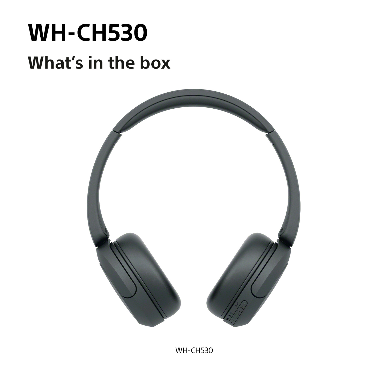 Sony WHCH530B.CE7 Wireless Over ear headphones - Black full image
