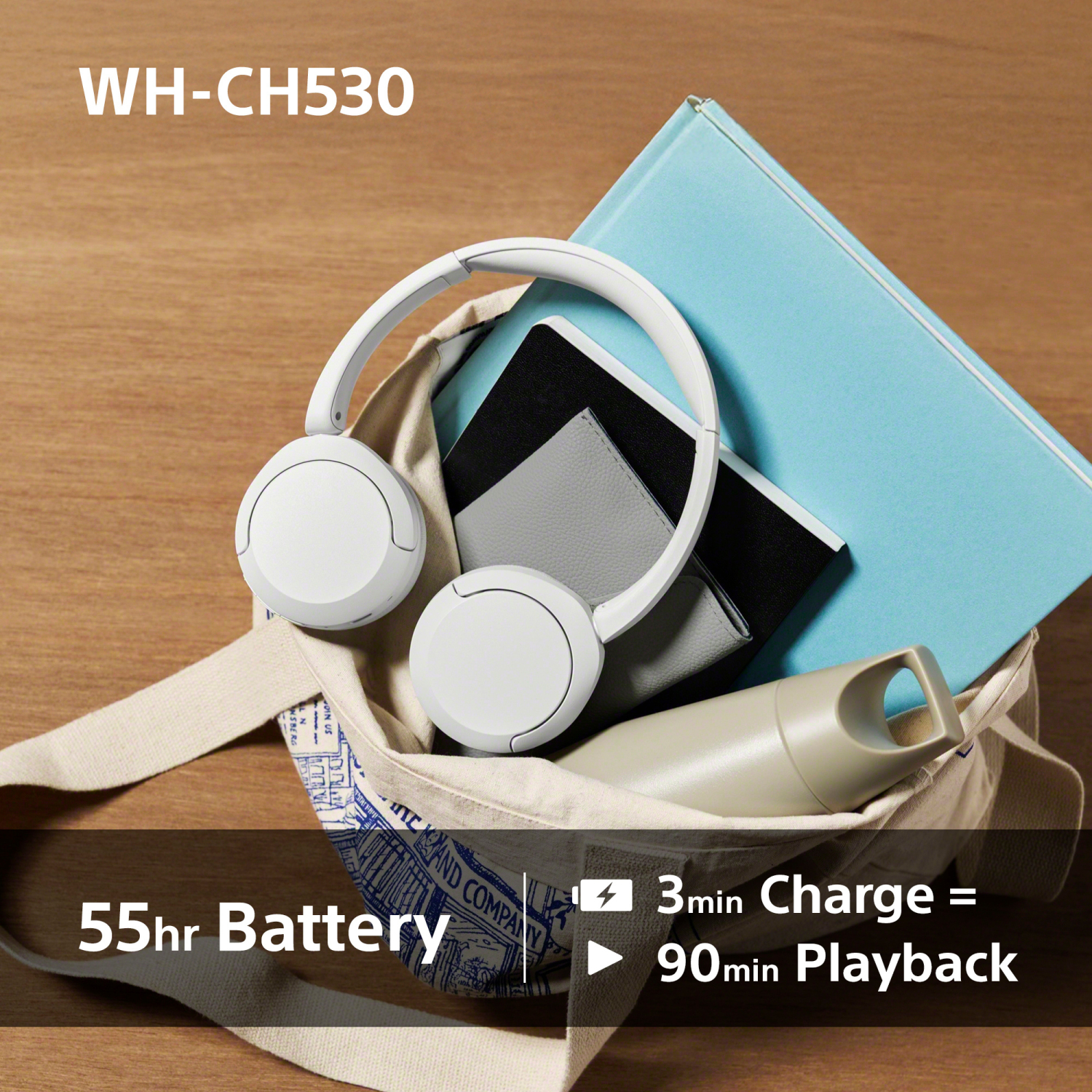 Sony WHCH530L.CE7 Wireless Over ear headphones - Blue full image