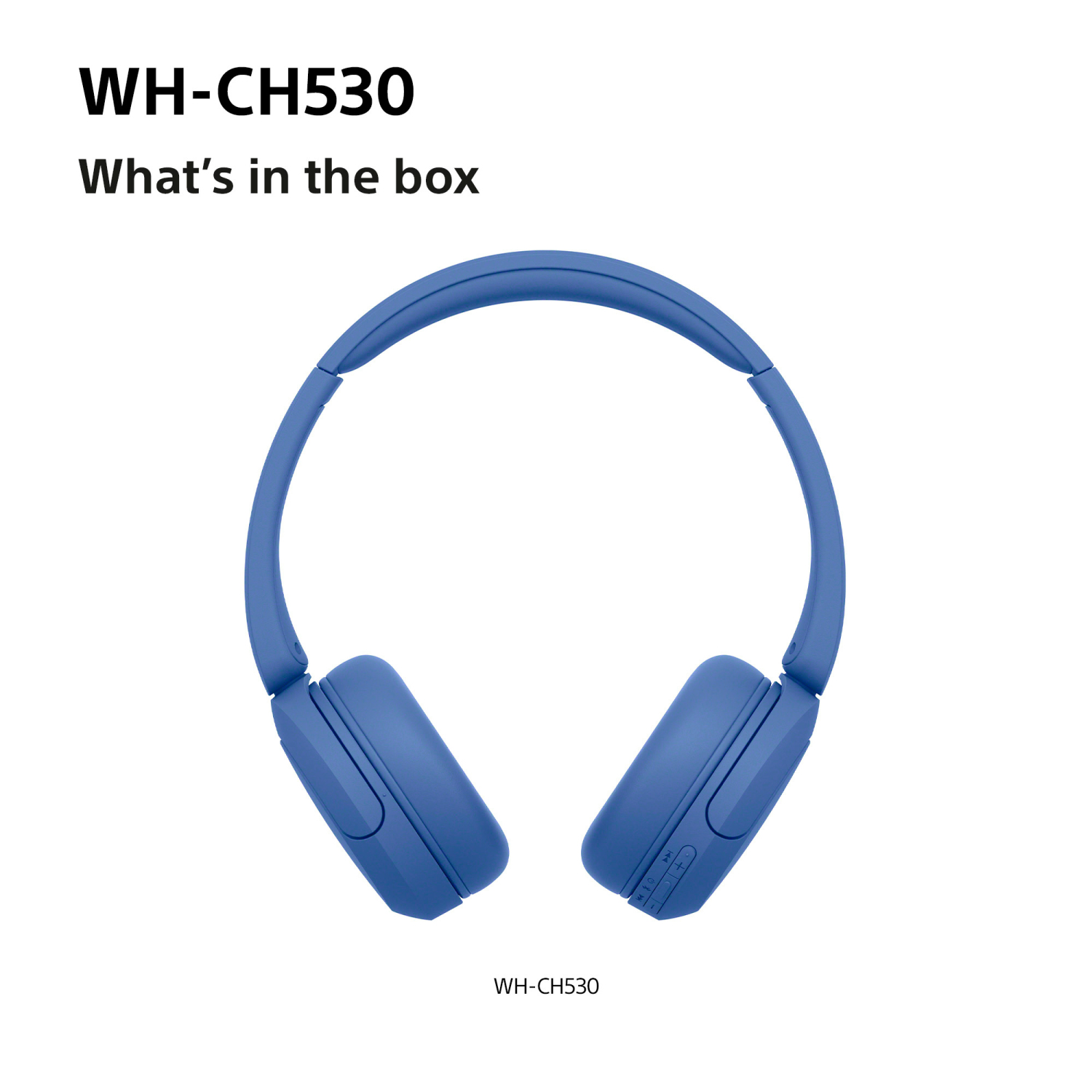 Sony WHCH530L.CE7 Wireless Over ear headphones - Blue full image