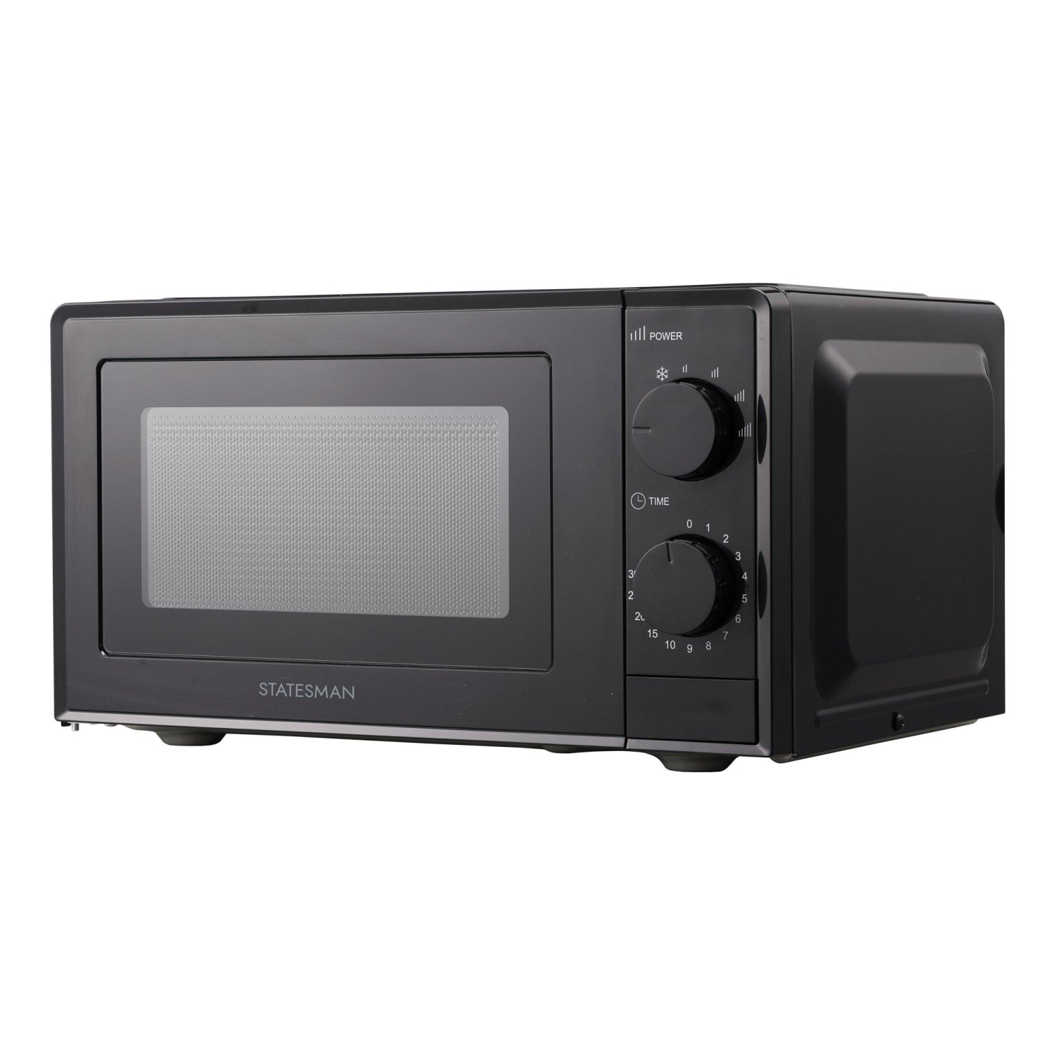 Statesman SKMS0720MPB 20 Litres Single Microwave - Black - 0