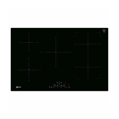 NEFF T48FD23X2KIT Frameless 80cm Induction Hob with CombiZone - Black