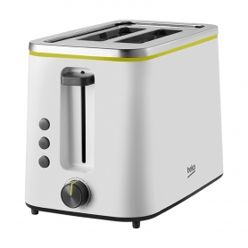 Beko TAM4321W 2 Slice Toaster - White - 0