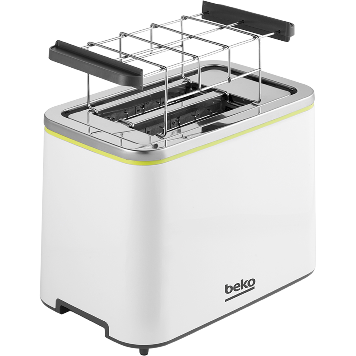 Beko TAM4321W 2 Slice Toaster - White - 4