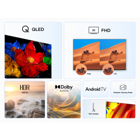 TCL 40V5C-UK 40" QLED FHD HDR Android TV - 8