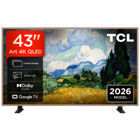 TCL 43A400 PRO-UK 43" 4K QLED AI Art TV