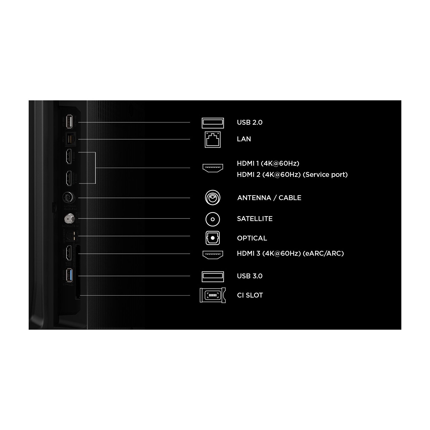 TCL 43P7L-UK 43" 4K HDR QLED Direct LED Google TV - Black full image