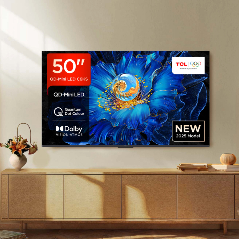 TCL 50Q6C-UK 50" 4K Ultra HD QD-MINI LED Google TV