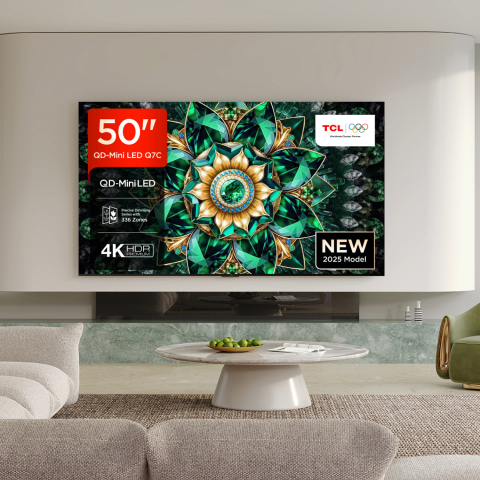 TCL 50Q7C-UK 50" 4K QD-Mini LED UHD Smart Google TV
