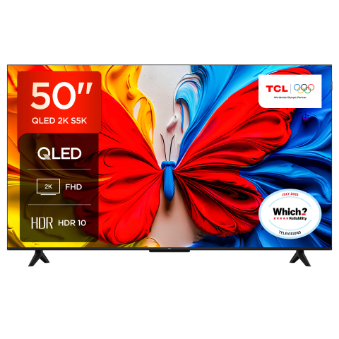 TCL 50V5C-UK 50" QLED FHD HDR Android TV