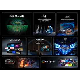 TCL 55Q6C-UK 55" 4K QD-Mini LED UHD Smart Google TV - 2