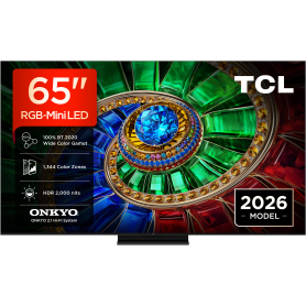 TCL 65RM7L-UK 65" 4K Ultra HD RGB MINI LED Google TV - Black